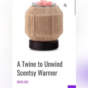 NEW scentsy a twine to unwind warmer